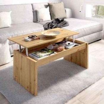 Mesa de Centro Elevable Nordic Side 43x102x50 Cm