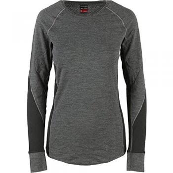 Icebreaker Camiseta Modelo Wmns 260 Zone LS Crewe Marca, Jet HTHR/Black, XS