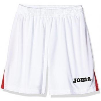 Joma Tokio - Pantalón de equipación para niños de 8 años, color blanco / rojo