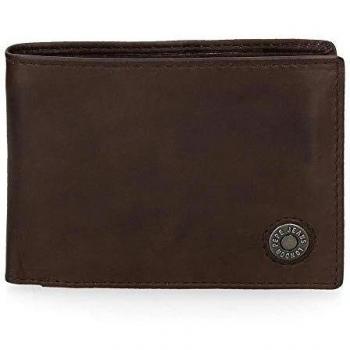 Cartera Pepe Jeans Button Marrón