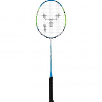 Victor raqueta de bádminton Thruster K 55 para adulto, color azul/plata/verde, 67,5 cm
