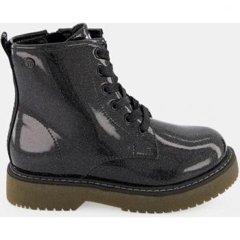 Botas de niña estilo militar Mustang con suela voluminosa y cierre de cremallera