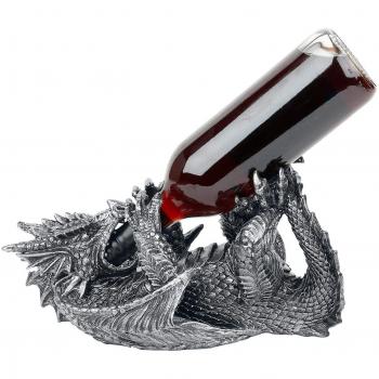 Nemesis Guzzler Dragon Wine Bottle Holder by Nemesis Now