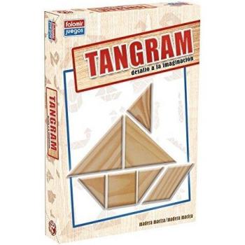 Falomir- Tangram Juego de Mesa Educativo, Multicolor
