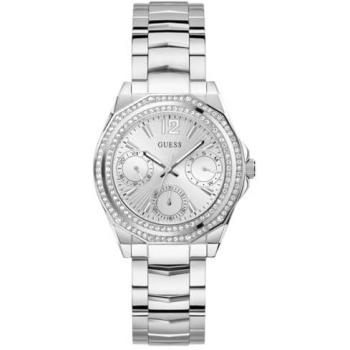 Guess Ritzy Multifunction Stainless Steel Quartz Watch for Women - Gray, One Size