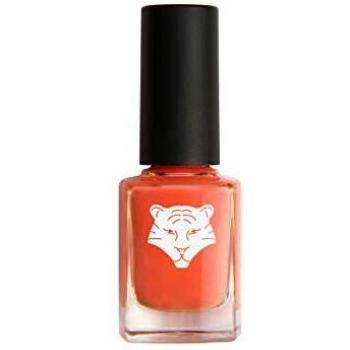 ALL TIGERS Vegan Natural Nail Polish - Seize The Moment Coral-Orange 195 - Glossy Long-Lasting Formula