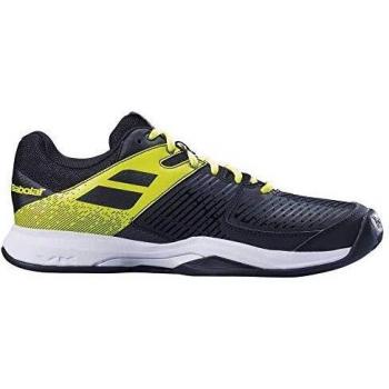 BABOLAT Pulsion Clay Men, Zapatillas de Tenis para Hombre, Black/Fluo Aero, 46 EU