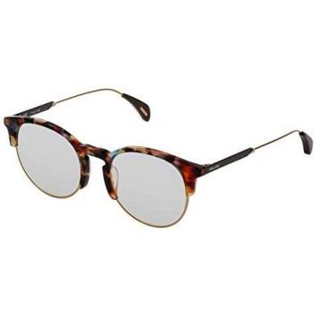 Police Women's Sunglasses SPL738-51758R Ø 51 mm, Brown/Blue Bronze Mirror, One Size