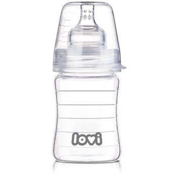 LOVI Pure - Biberón de cristal, 150 ml