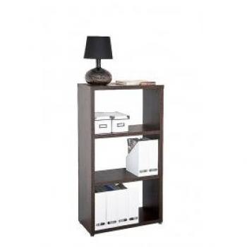 Estantería Florencia 6502 Mueble de Salón Estantería Decorativa Wengué (Medidas 126x66,5x33,5cm)