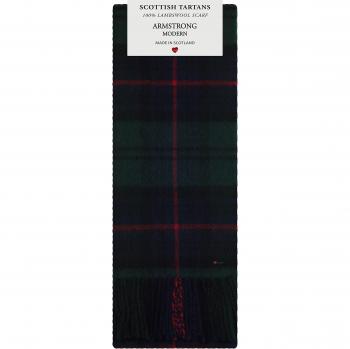 Armstrong Modern Tartan 100% Lambswool Scarf