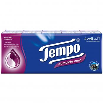 Tiempo Complete Care - Lote de 10 paquetes de 9 pañuelos de papel
