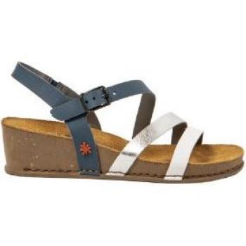 Sandalias de piel multicolor Art 1930 con cuña I Live