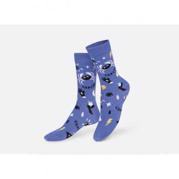 Calcetines Zodiaco Cáncer Morado Talla Única