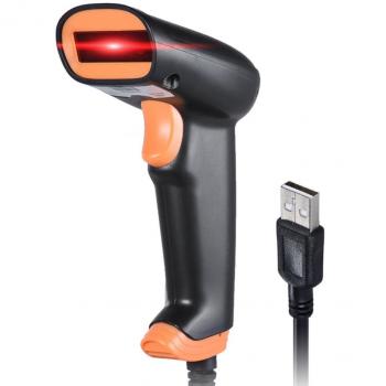 KKmoon Radll Rd-S1 Usb Escáner de Código de Barras Cableado Portátil Lector Código Barras para Supermercado Biblioteca Express Empresa Tienda Al Por Menor Almacén