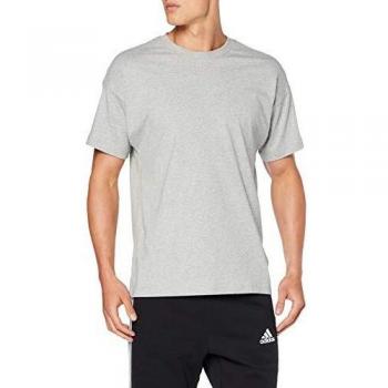 adidas Mh Plain tee Camiseta de Manga Corta, Hombre, Medium Grey Heather, L