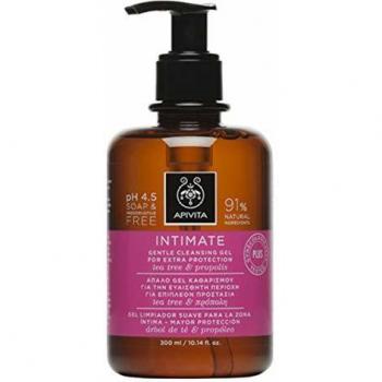 Apivita Intimate Gentle Cleansing Gel with Tea Tree & Propolis (For Extra Protection)