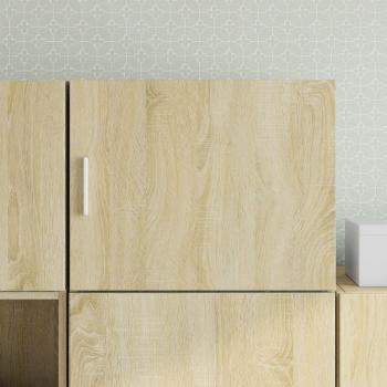 Gabinete de pared de roble Sonoma 50x42,5x40 cm madera multicapa