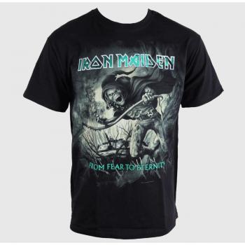 Iron Maiden Men's Distressed T-Shirt - ROCK OFF L