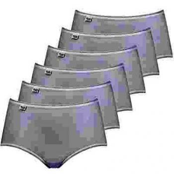 Braga Midi Sloggi Tai 24/7 (Paquete de 3) Microfibra Blanca Talla 40 para Mujer
