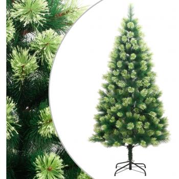 vidaXL Artificial Hinged Christmas Tree with Stand 180 cm
