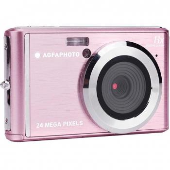 AgfaPhoto Realishot DC5500 - Cámara Digital Compacta 24MP Zoom x8 Rosa