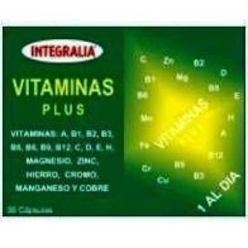 Vitaminas Plus 30 cápsulas de Integralia