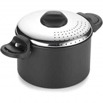 BALLARINI Gli Speciali Neu-Olla para Pasta, Compuesto, Negro, 20 cm