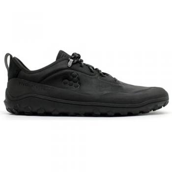 Vivobarefoot Obsidian Leather Low Top Men's Sneakers - Tracker Model