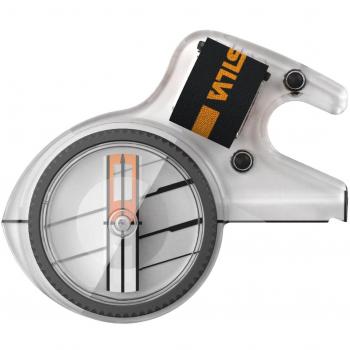 Silva Race 360 Brújula Izquierda para Diestros, Transparente, Talla Única