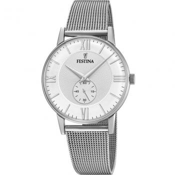 Reloj de hombre Festina Retro F20568/2 con esfera plateada