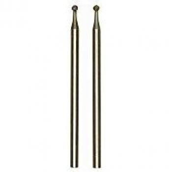 Proxxon 2228222 2228222-Juego 2 fresas diamantadas bola 1,8 mm, 0 W, 0 V, Metal, size 1,8