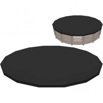 Cobertor para Piscina Bestway con Estructura Metálica de 488 cm Diámetro - Protección Cuatro Estaciones
