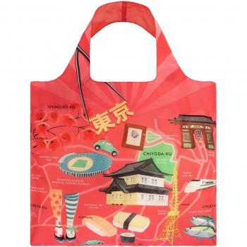 Loqi UR.TO - Bolsa de la compra reutilizable, color multicolor