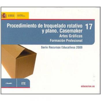 Procedimiento de troquelado rotativo y plano. Casemaker. Artes gráficas. Formación profesional