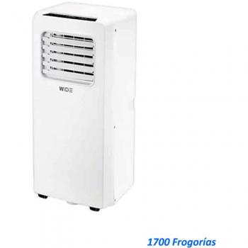 Aire acondicionado portátil Wide WDPC07MARIN3, 1720 fg/h, 785W, Deshumidificación, Blanco