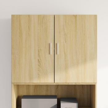 Gabinete de pared de madera multicapa roble Sonoma 80x42,5x64 cm