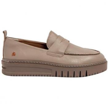 Mocasines Art 1774 Nappa Sesame Belleville para Mujer de Piel Color Beige Sin Cierre