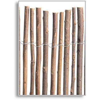 Malla de Ocultación para Jardín de Mimbre Natural - 150 x 300 cm, Privacidad y Durabilidad para Exterior