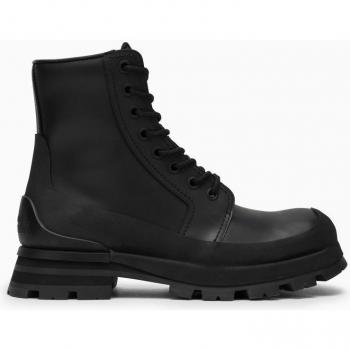 Alexander McQueen Men's Wander Leather Boot in Black | Size 41 | 777808WIEQ1