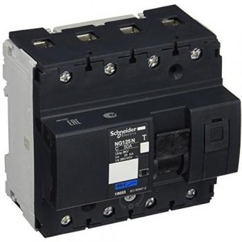 Schneider Electric 18655 NG125N C 4P, 50A