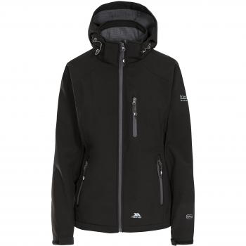 Trespass Mujer TP75 Bela II Softshell Chaqueta, Mujer, Color Negro, tamaño L