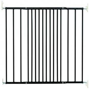 BabyDan Multidan – Barrera de puerta/escaleras, Metal, Negro, 62,5 - 106,8 cm