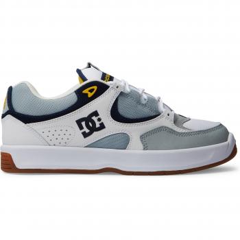 DC Shoes Kalynx Zero - Zapatillas de hombre, color gris, diseño moderno, suela de goma para mayor tracción, material sintético y textil en la parte superior, plantilla acolchada para comodidad, cierre de cordones