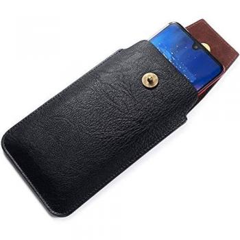 Funda de Piel Vertical con Cierre Magnético para HONOR 30 LITE 5G - Negra