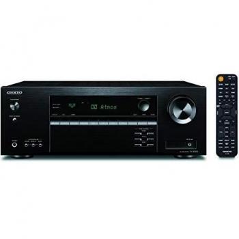 Onkyo TX-SR393(B) Receptor AV 5.2 Canal con Dolby/DTS:X, AccuEQ, AccuReflex, 4K, Bluetooth y 155 W/Canal en Negro