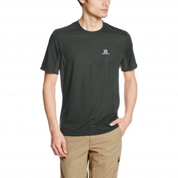 Salomon Trail Runner Camiseta de Manga Corta, Hombre, Verde