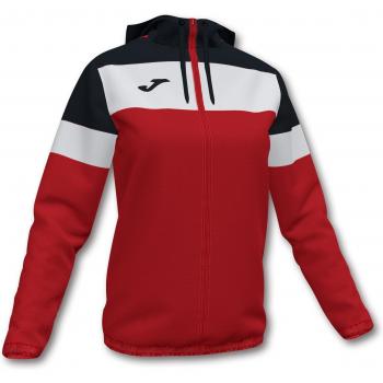 Joma Crew IV Chaqueta Impermeable para Mujer, Windcheater, Rojo/Negro, Talla XS