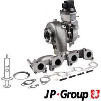JP GROUP Cargador y Turbocompresor 1117402700, sistema de carga, características: alta eficiencia en la carga, diseño optimizado para rendimiento, compatible con múltiples vehículos, fácil instalación