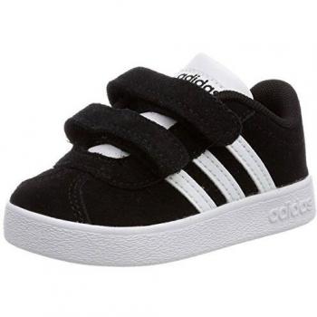 adidas Unisex Baby VL Court 2.0 Cmf Sneaker, Black